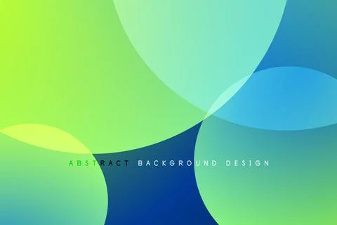 Abstract tech circles vector background, technology digital bubbles Illustrazione stock
