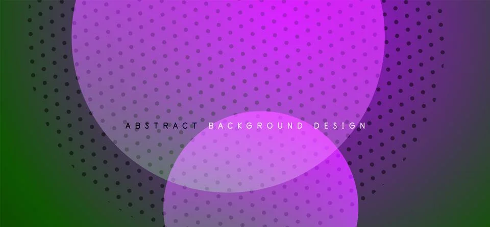 Abstract tech circles vector background, technology digital bubbles Stockillustratie