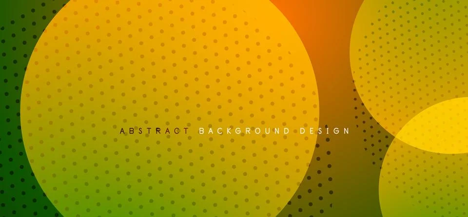 Abstract tech circles vector background, technology digital bubbles Stock Illustration