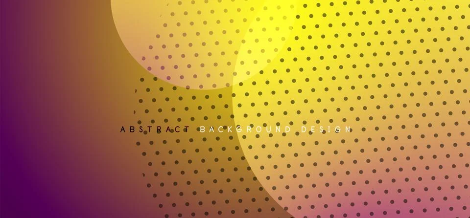 Abstract tech circles vector background, technology digital bubbles Stock Illustration