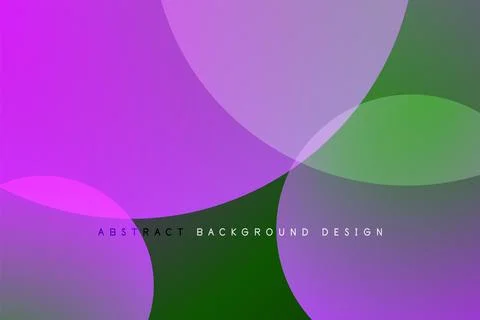 Abstract tech circles vector background, technology digital bubbles Illustrazione stock