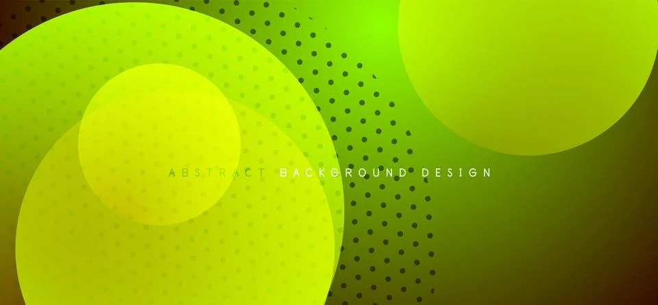 Abstract tech circles vector background, technology digital bubbles Illustrazione stock