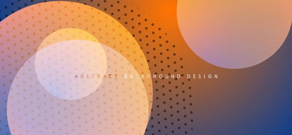 Abstract tech circles vector background, technology digital bubbles 스톡 일러스트