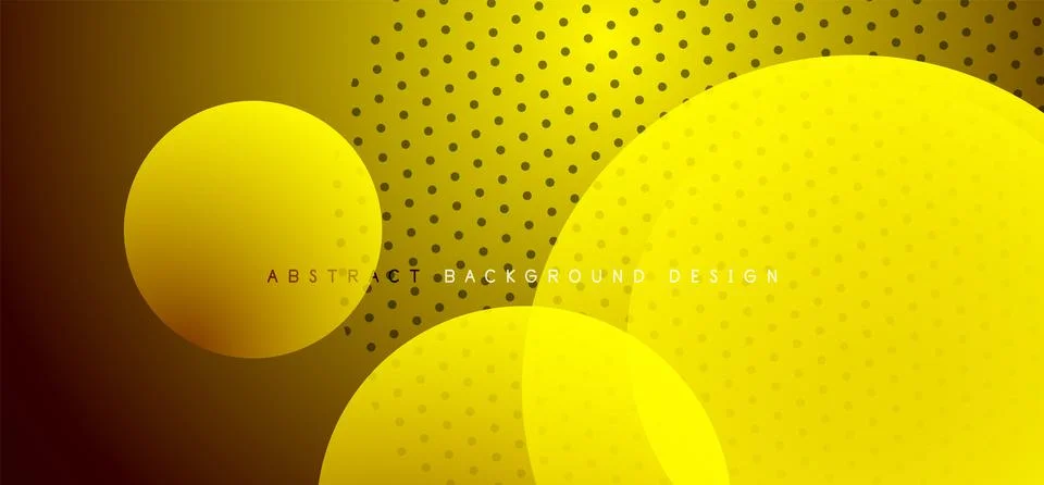 Abstract tech circles vector background, technology digital bubbles Illustrazione stock