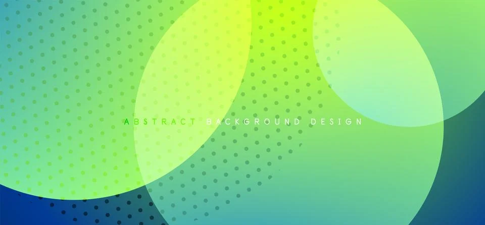 Abstract tech circles vector background, technology digital bubbles Illustrazione stock