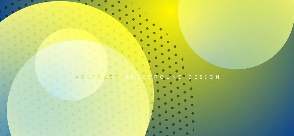 Abstract tech circles vector background, technology digital bubbles Illustrazione stock