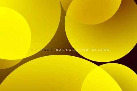 Abstract tech circles vector background, technology digital bubbles Illustrazione stock