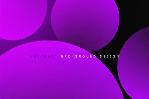 Abstract tech circles vector background, technology digital bubbles Illustrazione stock