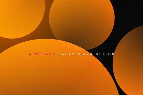 Abstract tech circles vector background, technology digital bubbles Stock Illustration