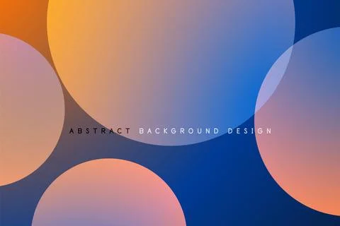 Abstract tech circles vector background, technology digital bubbles Illustrazione stock