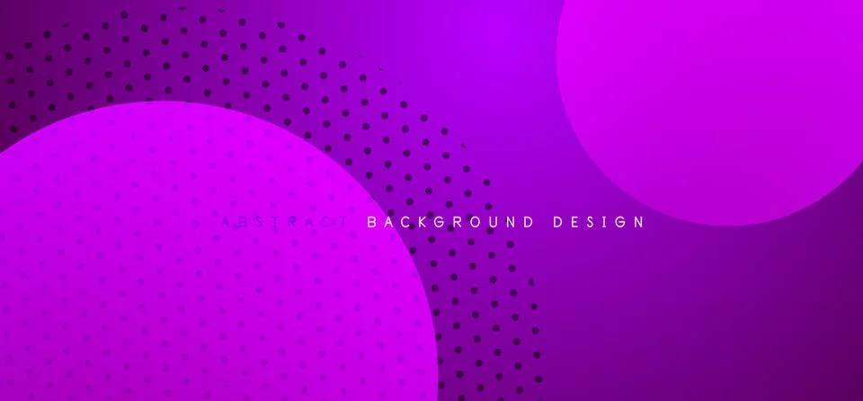 Abstract tech circles vector background, technology digital bubbles Stock Illustration