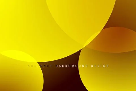 Abstract tech circles vector background, technology digital bubbles Stock Illustration