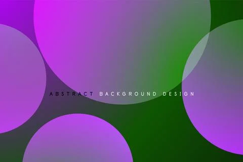 Abstract tech circles vector background, technology digital bubbles Stock Illustration