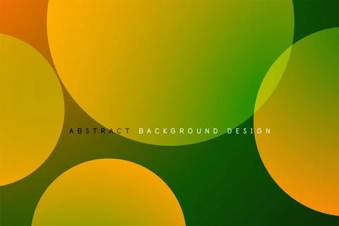 Abstract tech circles vector background, technology digital bubbles Stock Illustration