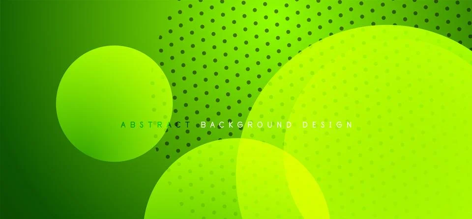 Abstract tech circles vector background, technology digital bubbles Stock Illustration