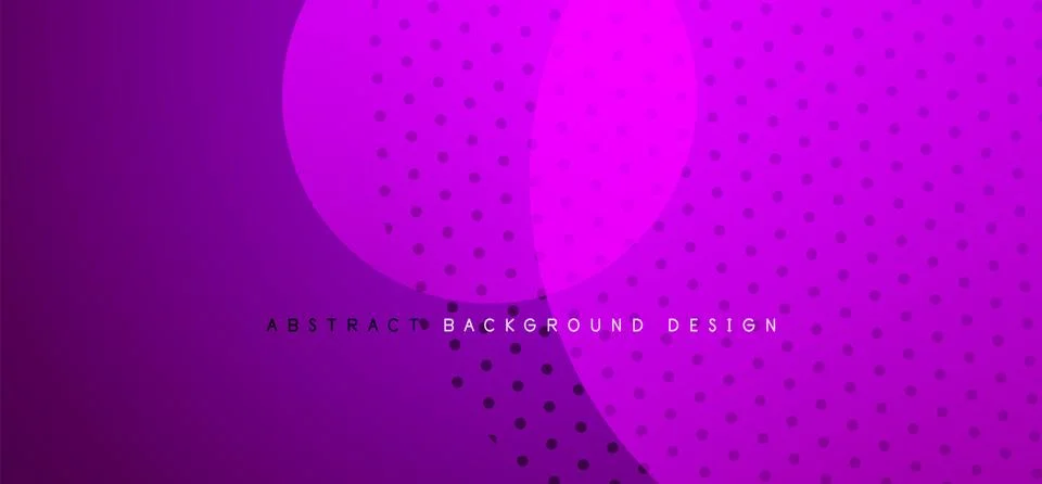 Abstract tech circles vector background, technology digital bubbles Illustrazione stock