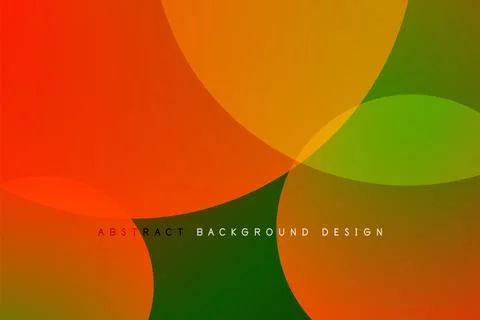 Abstract tech circles vector background, technology digital bubbles Stock Illustration