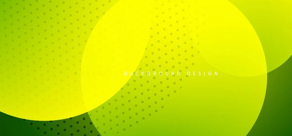 Abstract tech circles vector background, technology digital bubbles Stock Illustration