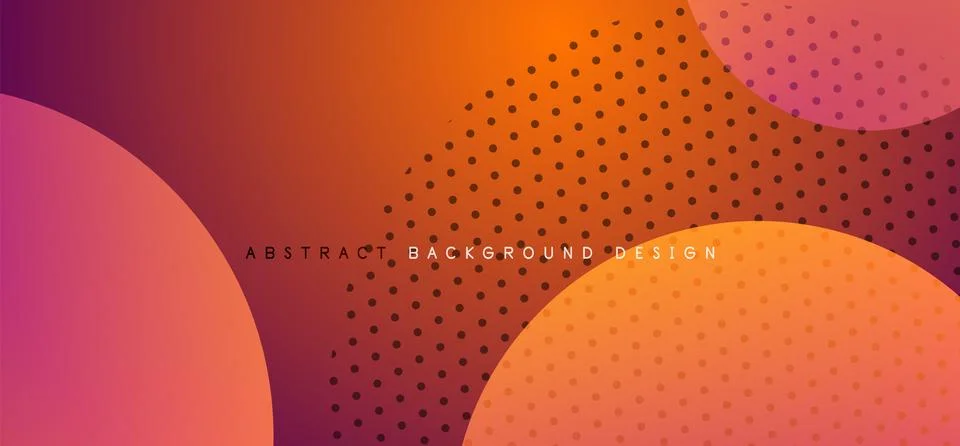 Abstract tech circles vector background, technology digital bubbles Illustrazione stock