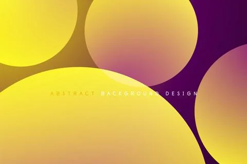 Abstract tech circles vector background, technology digital bubbles Illustrazione stock