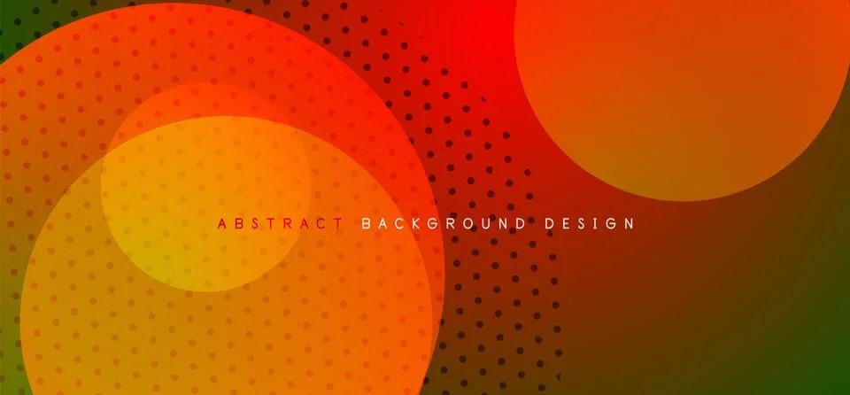 Abstract tech circles vector background, technology digital bubbles Illustrazione stock
