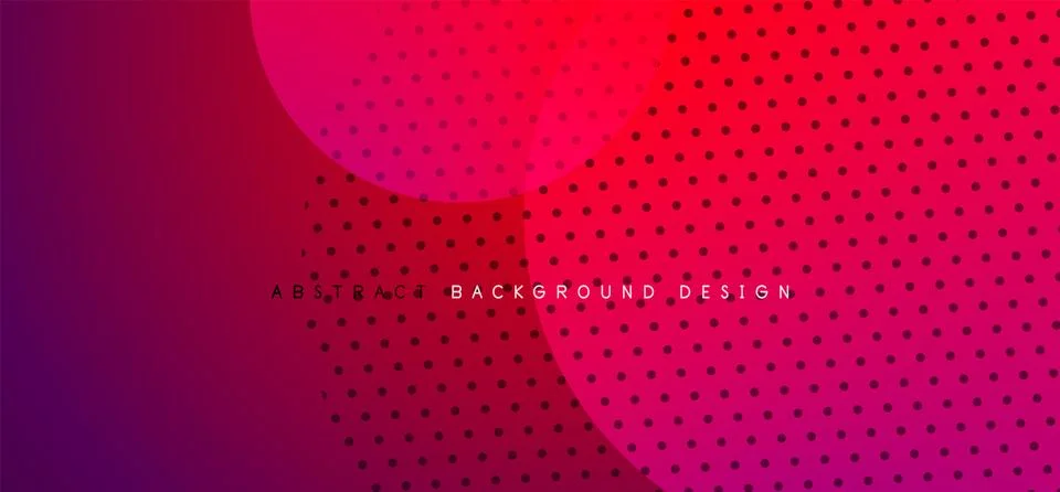 Abstract tech circles vector background, technology digital bubbles Illustrazione stock