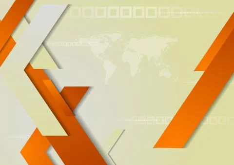 Abstract tech corporate vector brochure background Stock Illustration