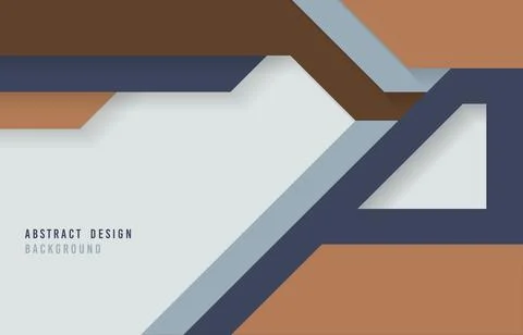 Abstract tech design artwork design of minimal style geometric template. Stock Illustration