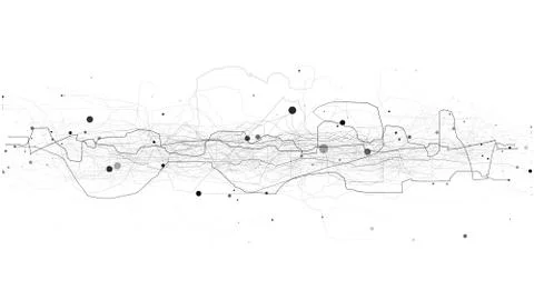 Abstract tech design background. Engineering technology wallpaper made with Stock Illustration