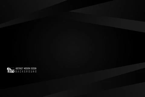 Abstract tech design of gradient black design cover page background. Stock Illustration