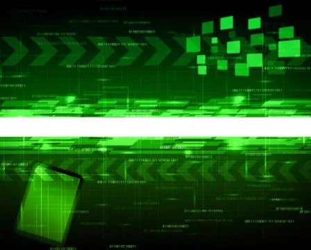 Abstract tech design Stock Illustration