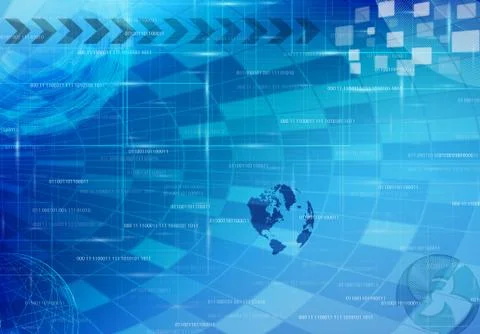 Abstract tech design Stock Illustration