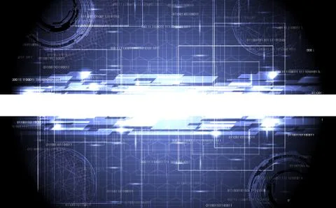 Abstract tech design Stock-Illustration