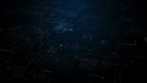 Abstract tech digital background. Motion of digital data flow. Stock Footage 221147526