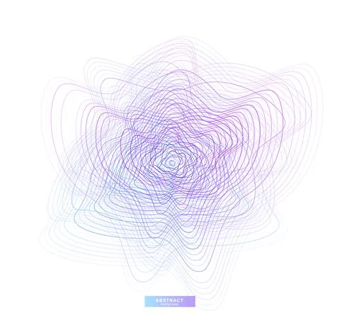 Abstract tech digital future shapes vector background isolated on white 스톡 일러스트