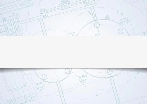 Abstract tech drawing vector background Illustrazione stock