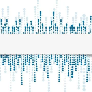 Abstract tech geometric blue circles background Abstract tech geometric bl... Stock Photos