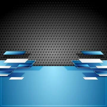 Abstract tech geometric corporate background イラスト素材