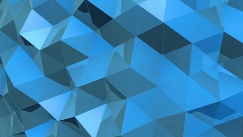 Abstract tech geometric polygonal motion background. Video low poly clip. Stock Footage 74765117