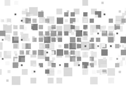 Abstract tech geometric squares background Illustrazione stock