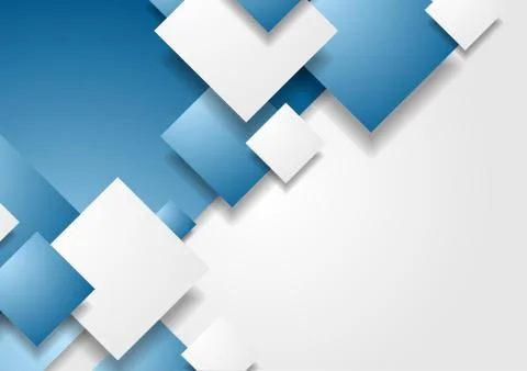 Abstract tech geometric vector brochure background Stock Illustration