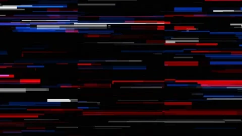 Abstract Tech Glowing Glitch Lines 스톡 동영상 154917765