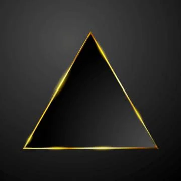 Abstract tech glowing triangle background Abstract tech glowing triangle b... Stock Photos