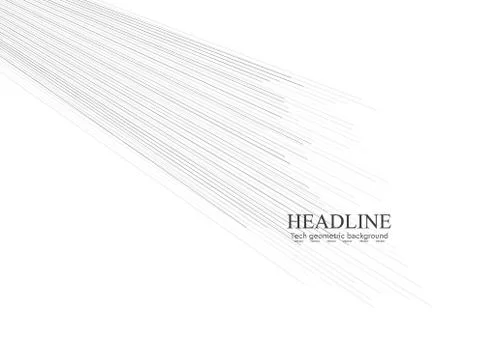 Abstract tech grey lines background イラスト素材