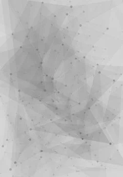 Abstract tech grey polygonal design Abstract tech grey polygonal design. V... 写真素材