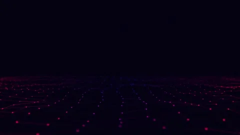 Abstract tech grid background Stock Footage 290105981