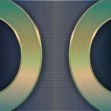 Abstract tech grid background Stock-Illustration