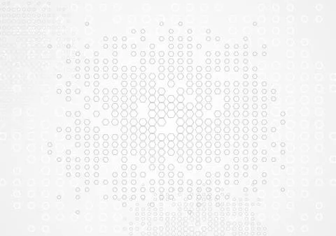 Abstract tech hexagons texture Illustrazione stock
