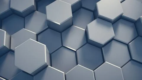Abstract tech honeycomb background. 写真素材
