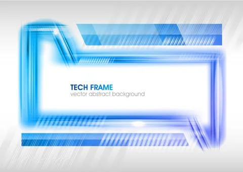 Abstract tech Illustrazione stock